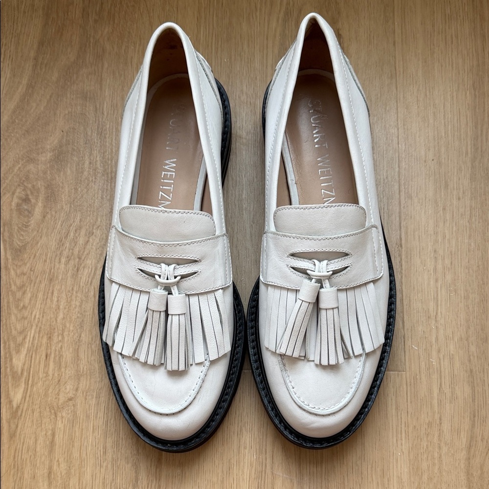 Stuart Weitzman Mila Tassel-Detailed Loafers– Women’s 9.5